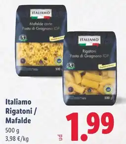 Lidl ITALIAMO Rigatoni/ Mafalde oferta