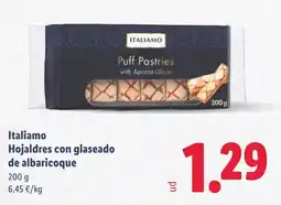 Lidl ITALIAMO Hojaldres con glaseado de albaricoque oferta