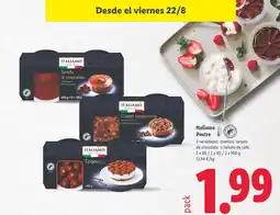 Lidl ITALIAMO Postre oferta