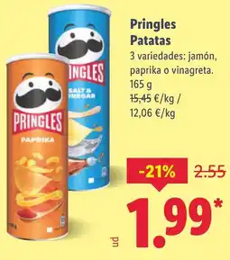 Lidl PRINGLES Patatas oferta