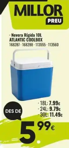 Family Cash Nevera rígida atlantic coolbox oferta