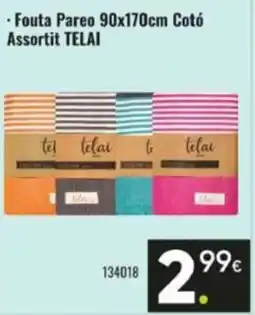 Family Cash TELAI Fouta Pareo 90x170cm Cotó Assortit oferta