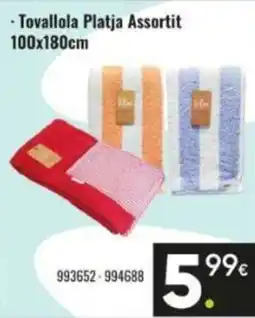 Family Cash Tovallola Platja Assortit 100x180cm oferta