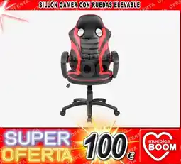 Muebles Boom Sillon gamer con ruedas elevable oferta