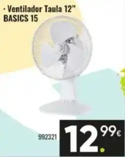 Family Cash Ventilador taula 12” basics 15 oferta