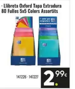 Family Cash Llibreta Oxford Tapa Extradura 80 Fulles 5x5 Colors Assortits oferta