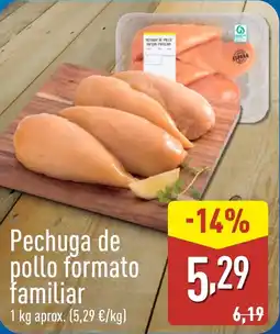 ALDI Pechuga de pollo formato familiar oferta