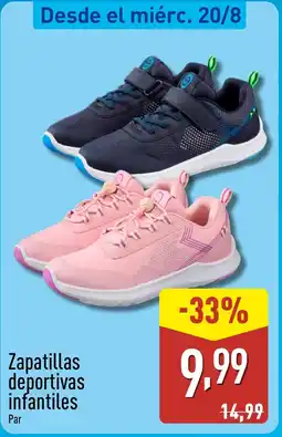ALDI Zapatillas deportivas infantiles oferta