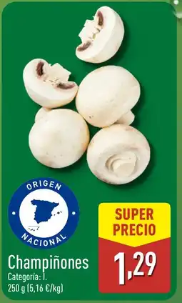 ALDI Champiñones oferta