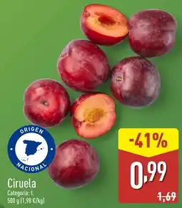 ALDI Ciruela oferta