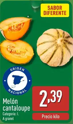 ALDI Melón cantaloupe oferta