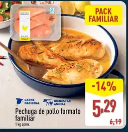 ALDI Pechuga de pollo formato familiar oferta