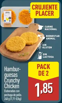 ALDI Hambur- guesas Crunchy Chicken oferta