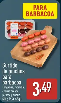 ALDI Surtido de pinchos para barbacoa oferta