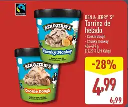 ALDI BEN & JERRY'S Tarrina de helado oferta
