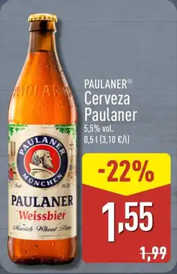 ALDI PAULANER Cerveza Paulaner oferta