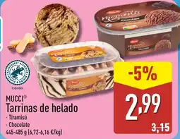 ALDI MUCCI Tarrinas de helado oferta