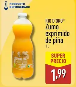 ALDI RIO D'ORO Zumo exprimido de piña oferta