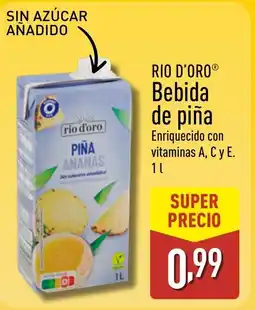 ALDI RIO D'ORO Bebida de piña oferta