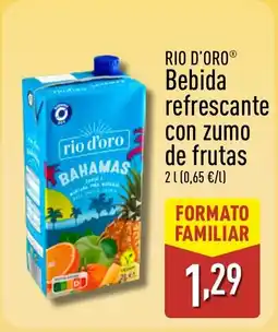 ALDI RIO D'ORO Bebida refrescante con zumo de frutas oferta