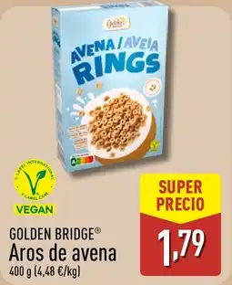 ALDI GOLDEN BRIDGE Aros de avena oferta