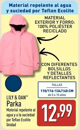 ALDI LILY & DAN Parka oferta