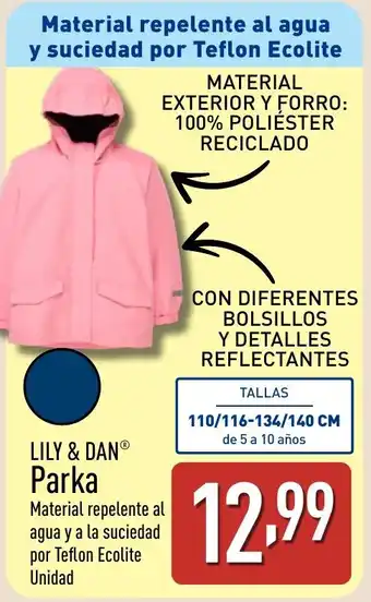 ALDI LILY & DAN Parka oferta