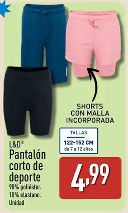 ALDI L&D Pantalón corto de deporte oferta