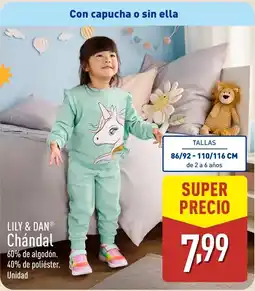 ALDI LILY & DAN Chándal oferta