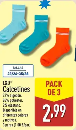 ALDI L&D Calcetines oferta