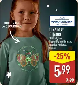 ALDI LILY & DAN Pijama oferta