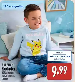 ALDI POKEMON Sudadera oferta