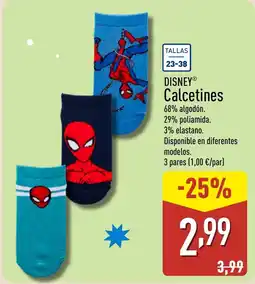 ALDI DISNEY Calcetines oferta