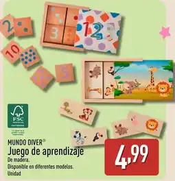 ALDI MUNDO DIVER Juego de aprendizaje oferta