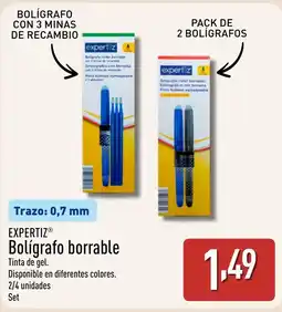 ALDI EXPERTIZ Bolígrafo borrable oferta