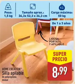 ALDI HOME CREATION Silla apilable oferta