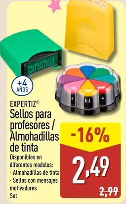 ALDI EXPERTIZ Sellos para profesores/ Almohadillas de tinta oferta