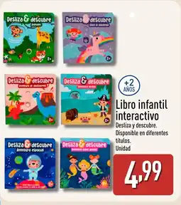 ALDI Libro infantil interactivo oferta