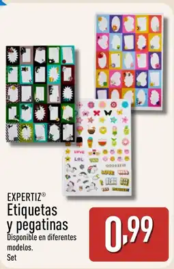 ALDI EXPERTIZ Etiquetas y pegatinas oferta