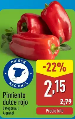 ALDI Pimiento dulce rojo oferta