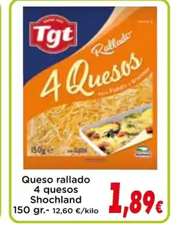 Proxi SHOCHLAND Queso rallado oferta