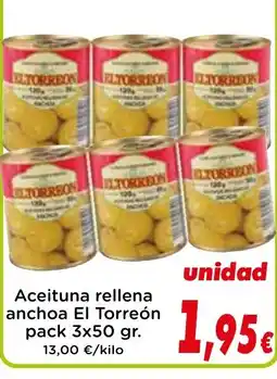 Proxi EL TORREON Aceituna rellena anchoa oferta