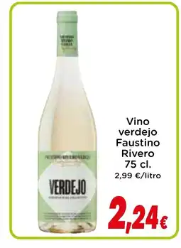 Proxi FAUSTINO RIVERO Vino verdejo oferta