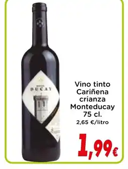 Proxi MONTEDUCAY Vino tinto Cariñena crianza oferta