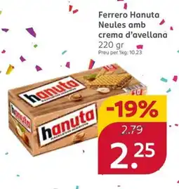 Rossmann FERRERO Hanuta Neubles Amb crema d'avellana oferta