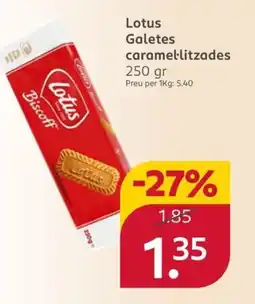 Rossmann LOTUS Galetes caramellitzades oferta