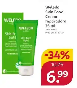 Rossmann WELEDA Skin Food Crema reparadora oferta