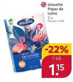Rossmann ALOUETTEPaper de cuina oferta