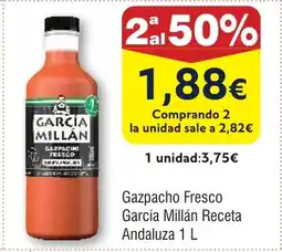 FROIZ Gazpacho Fresco García Millán Receta Andaluza oferta