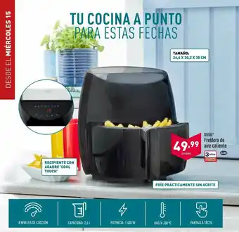 Quigg Freidora De Aire Caliente